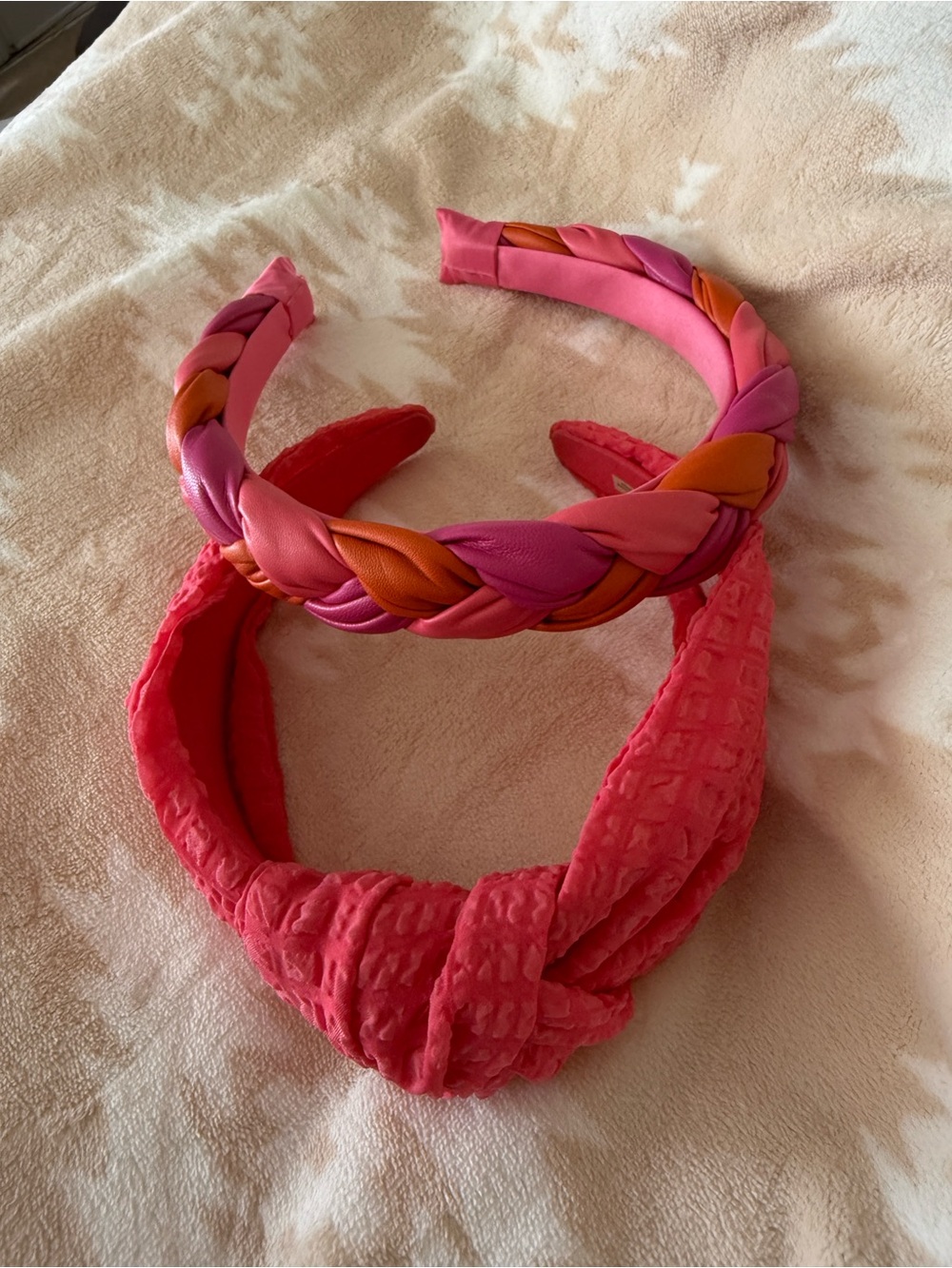 Anthropologie headbands pink 2